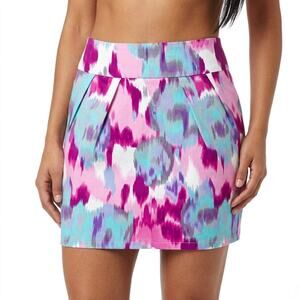 Jane Norman Multicolor Mini Casual Abstract Stretch Skirt Women Size 10